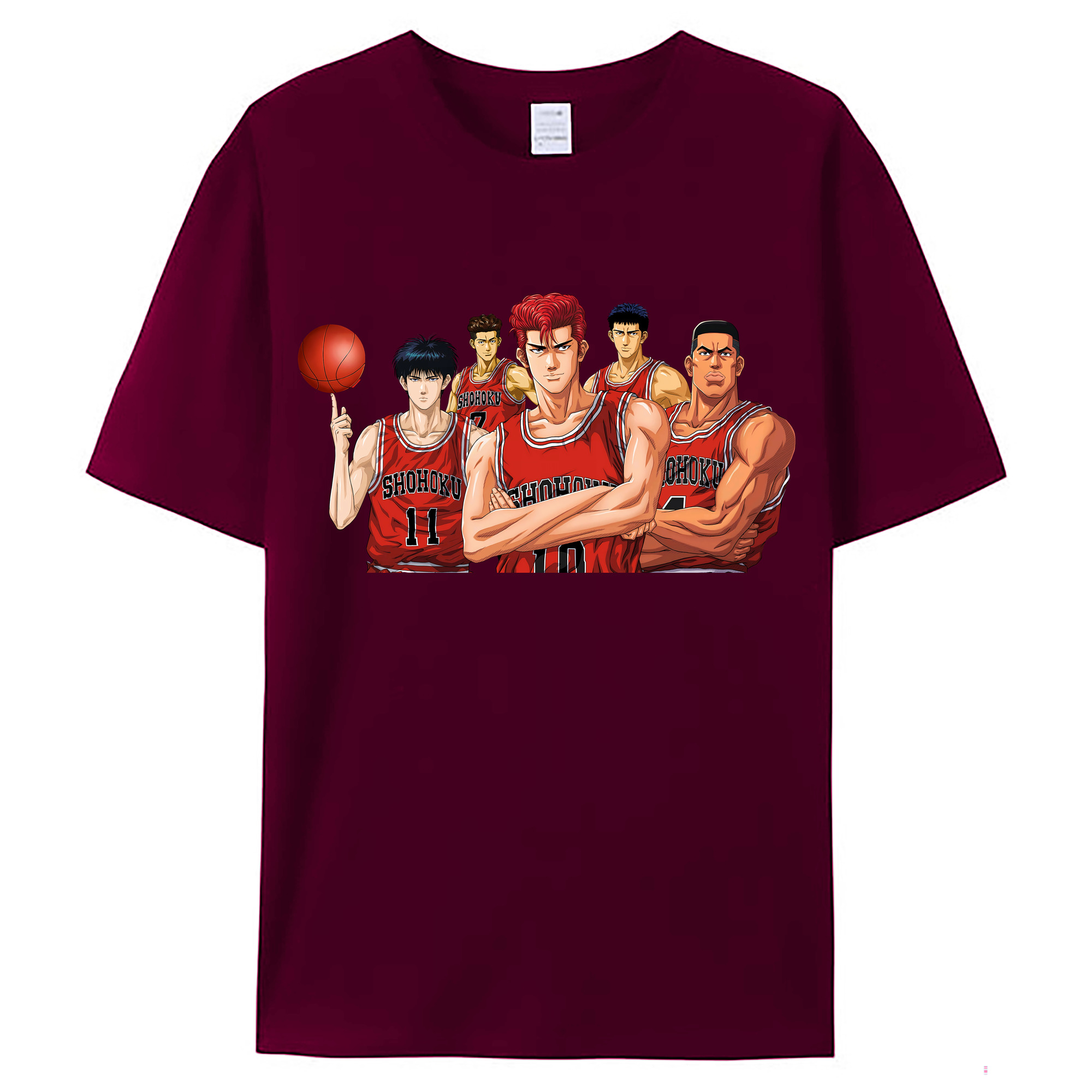 （画像用） SLAM DUNK／スラムダンク レディースカジュアルプリントTシャツ（綿100％）